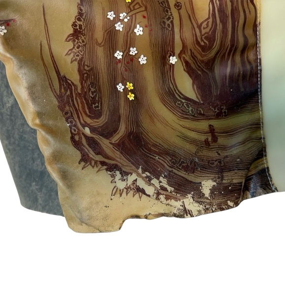 BALENCIAGA HAND PAINTED LATEX DRESS BY NICOLAS GHESQUIERE SIZE 38 LOUIS VUITTON - Picture 13 of 13